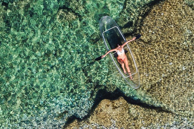 1.5-hour Clear Kayak Rentals: Explore Verudela Cave & Islands - Meeting at Metta Float on Verudela