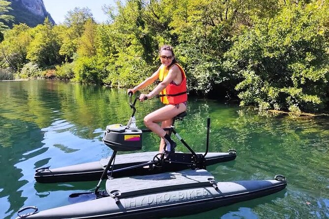 1 st Waterbike Safari in the World - The return leg is where the workout shows