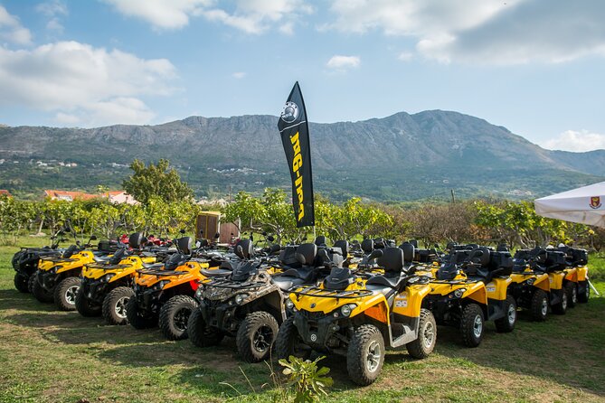 3-Hour Dubrovnik Countryside ATV/Quad Safari Adventure Tour - A local tavern stop with food and a drink