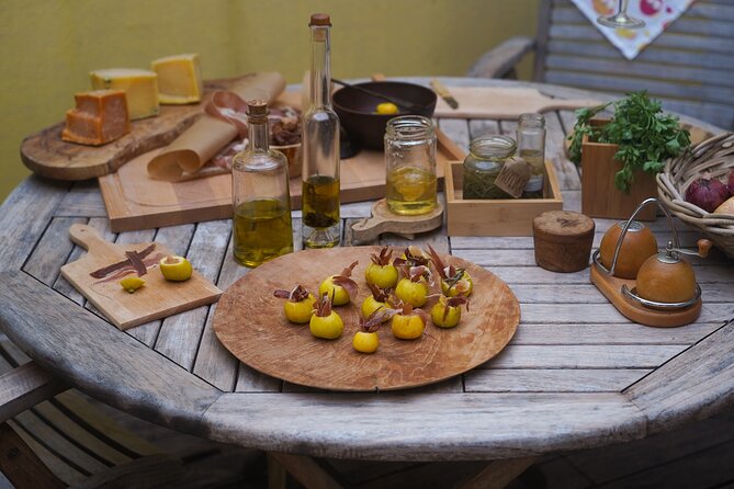 4-Hour Dalmatian Food and Wine flavors Experience in Split Patio - Wine, rakija, and homemade liqueurs