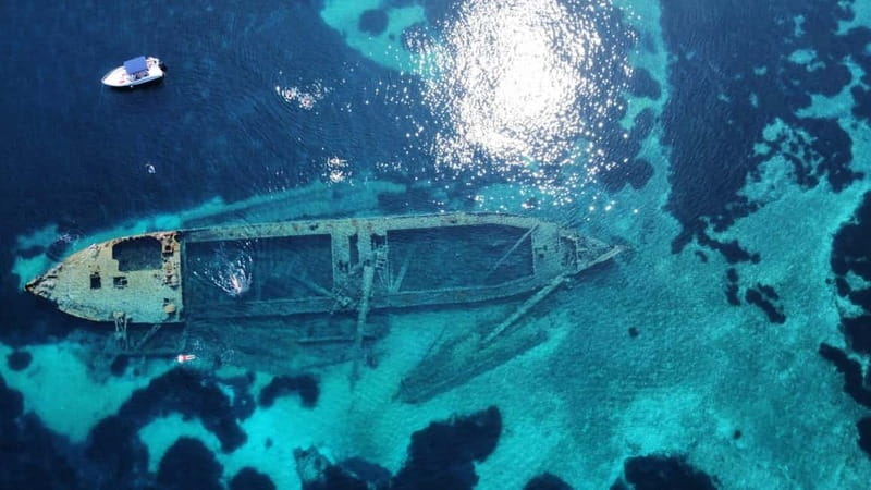 4 Jewels of Zadar, Dugi otok, sunken ship - Half day - Snorkeling over the merchant ship Ledenik