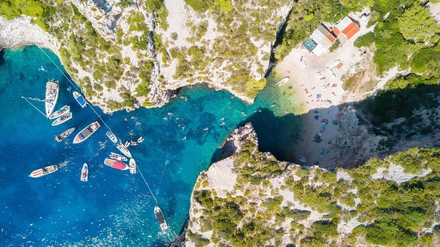 Adriatic Adventure: Blue Cave & 6 Islands Speedboat Escape - The Blue Cave and its brief burst of blue light