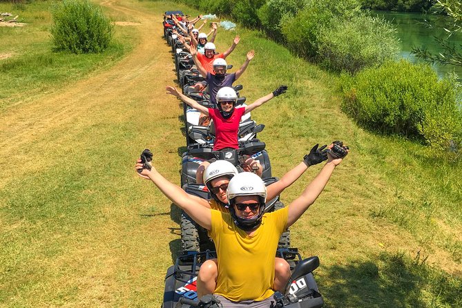 ATV Quad Safari Tour with Picnic & Swimming from Split - From farm roads to rocky mountain tracks