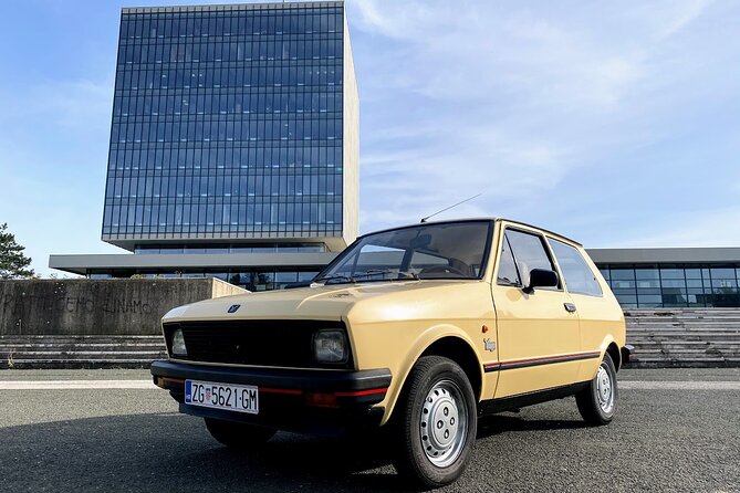 Back to Yugoslavia Private City Tour in Old-Timer Yugo Car - Starting at Vatroslav Lisinski Concert Hall