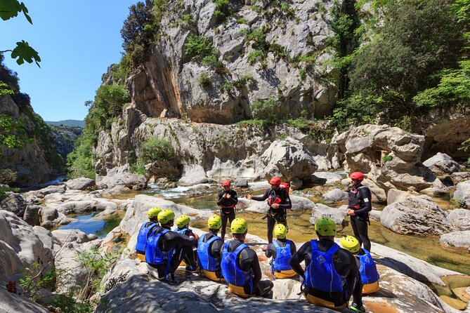 Basic Canyoning on Cetina River from Split or Zadvarje - Getting suited up for cold river water