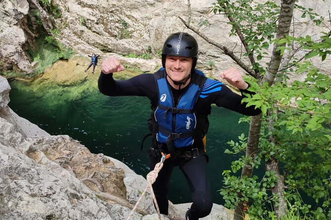 Basic & Extreme Canyoning on Cetina River with Free Photos/Videos - Three breaks, three different kinds of action