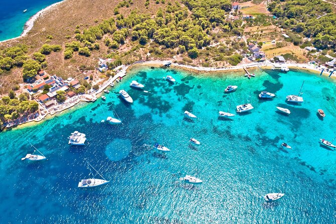 Blue and Green Cave Speedboat Excursion from Hvar Town - Budikovac Island and its turquoise lagoon