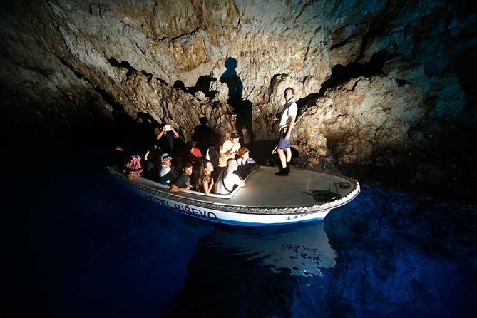 Blue Cave and Hvar 5 Islands full-day Speedboat Tour from Split - Stiniva Cove: beautiful, but not always a swim