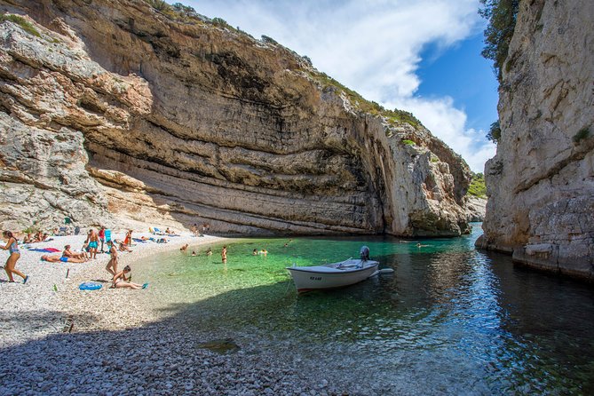 Blue Cave and Hvar Boat Tour: Small-Group from Split or Brac - Stiniva Cove: scenic, but often brief