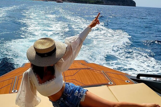 Blue cave & Hvar, 5 islands speed boat tour with unique boats from Split - Budikovac Island and the best swim break