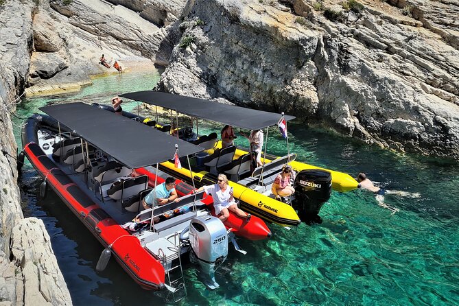 Blue Cave & Hvar, 5 Islands Speedboat with Luxury Seats in Shade - What the $95.53 price really buys you