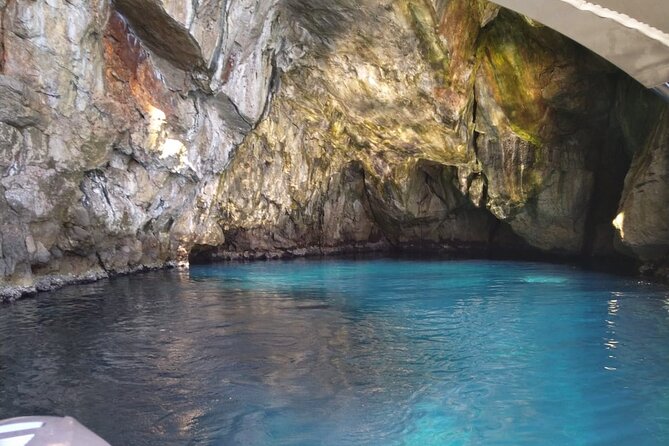 Blue cave tour - 4 caves and sandy beach - Leaving Dubrovnik for Kolocep Island