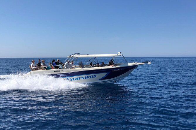 Blue Cave & Vis Island speedboat tour from Hvar - Stiniva Cove, cliffs, and a refreshing stop