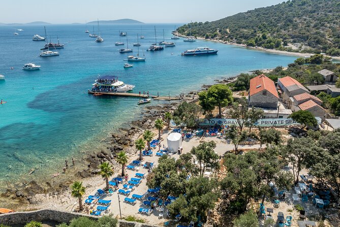 Blue Lagoon & 3 Islands Cruise with Lunch from Split - Čiovo: a calm first swim