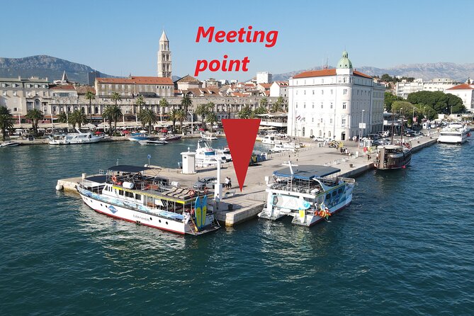 Blue Lagoon & 3 Islands Cruise with Lunch from Split - Lunch, wine, and the practical side of the boat