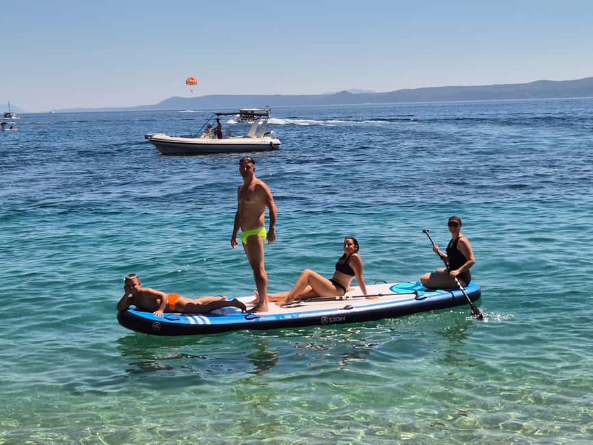 Bol: Zlatni Rat Beach Stand Up Paddle Board Rental - Your first minutes on the paddleboard
