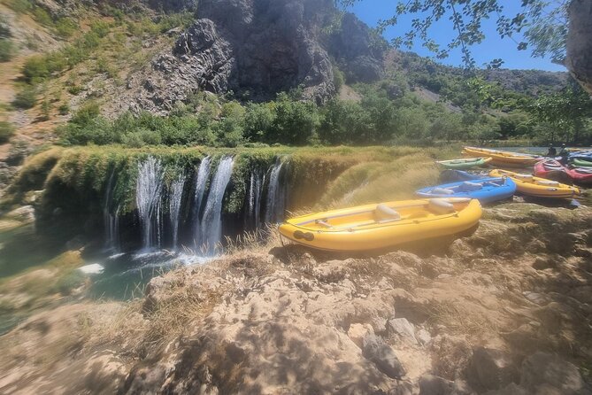 Canoe safari adventures at Zrmanja river day tour - Small rapids add just enough excitement
