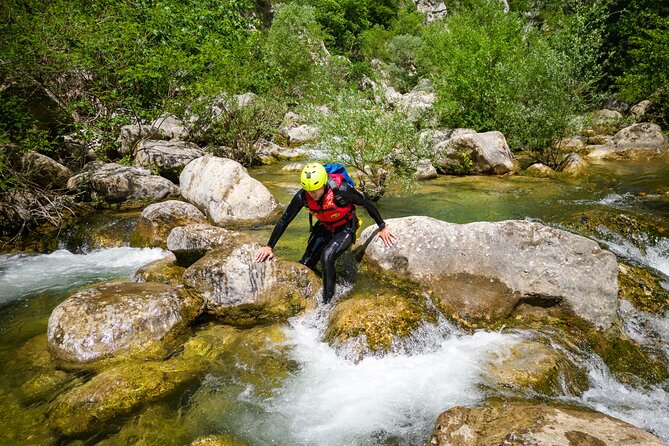 Canyoning on Cetina River from Split or Šestanovac - Jumps, slides, and the final river ride