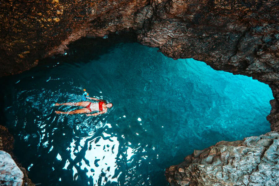 Cape Kamenjak: Kayak Tour with Cave Experience - Reaching the Velika Kolombarica cave