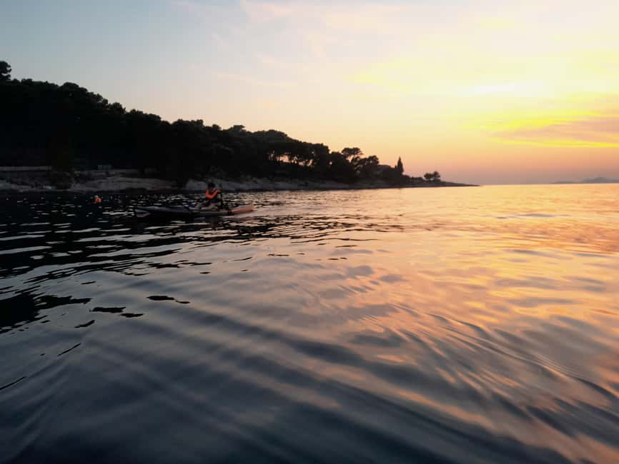 Cavtat: 'Pomalo' Guided Sea Kayaking Tour - The swim stop near a small island