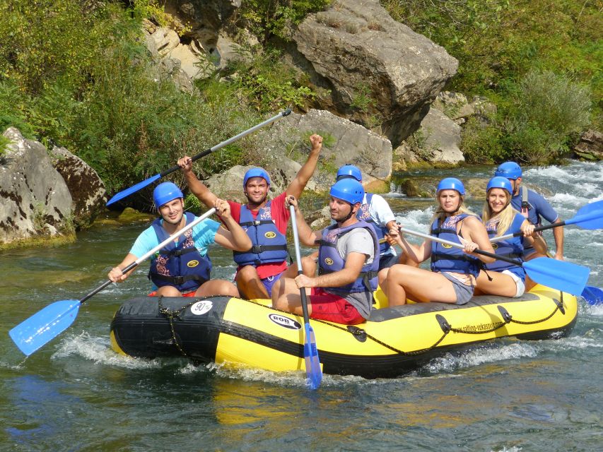 Cetina River: Rafting and Cliff Jumping Tour - Swimming in unusually clear water