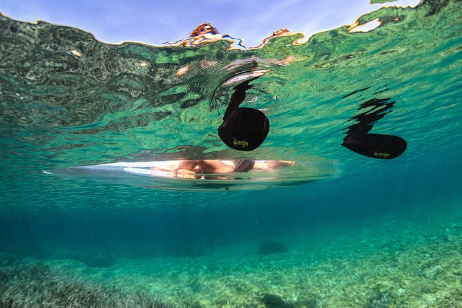 Clear Kayak Tour to Canyon, Island Cliffs & small Cave - Verudela Canyon and Sacred Rock