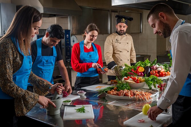 Culinary Experience – Cooking Class & Walking Tour Split - Green market flavors: prosciutto, cheese, and local produce