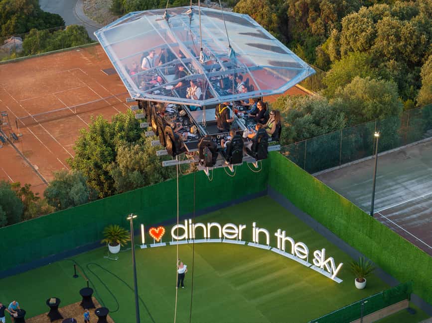 Dinner in the Sky Dubrovnik - Food in the sky: good quality, modest portions