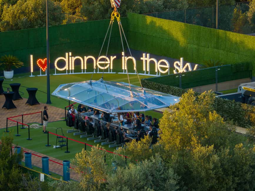 Dinner in the Sky Dubrovnik - The best photos come from the crew