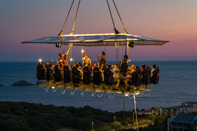 Dinner in the Sky Dubrovnik - Dine 50m above ground - The lift to 50 meters