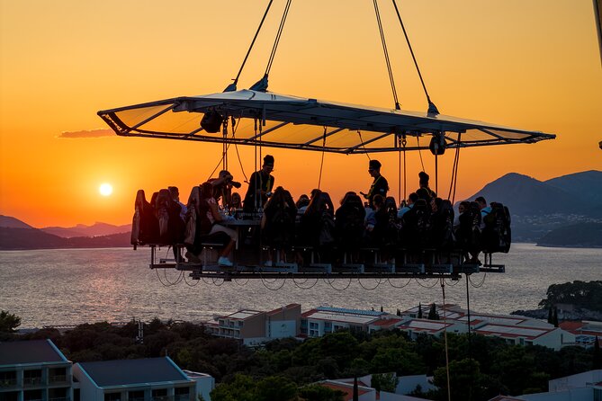 Dinner in the Sky Dubrovnik - Dine 50m above ground - Choosing between three dining formats