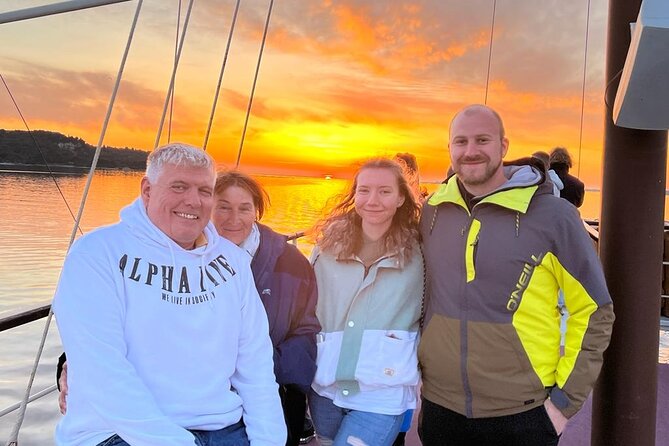 Dolphin Watching & Sunset Boat Tour With Dinner and Drinks - Passing Fort Brioni Minor and the island’s old resort world