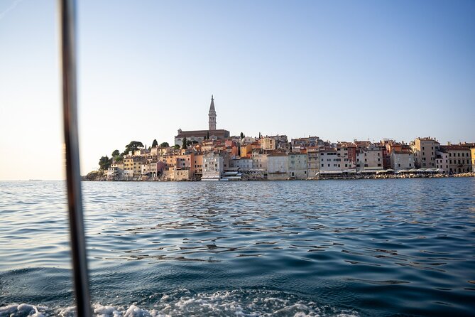 Dolphin Watching Sunset Speedboat Tour with Drinks in Rovinj - The ride back reveals another Rovinj