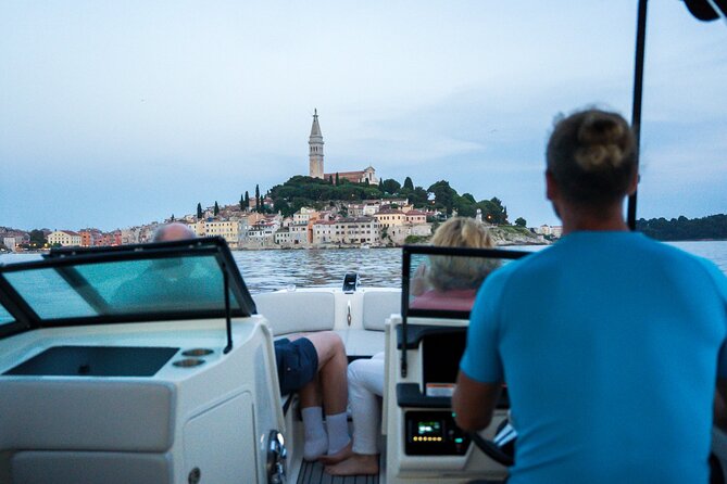 Dolphin Watching Sunset Speedboat Tour with Drinks in Rovinj - A small boat makes the evening easier