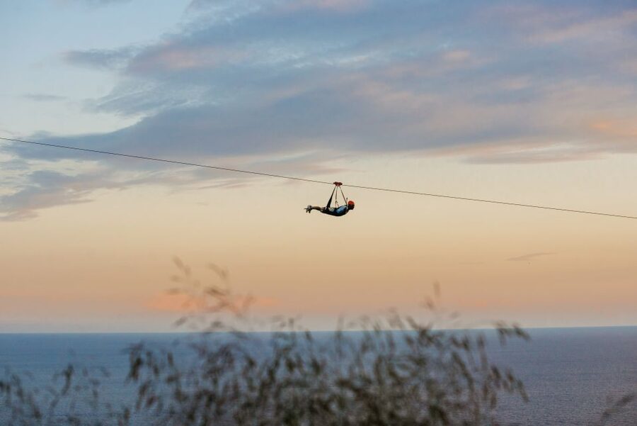 Dubrovnik: 900 Metre Superman Ziplining Adventure - The forest starting point and safety briefing