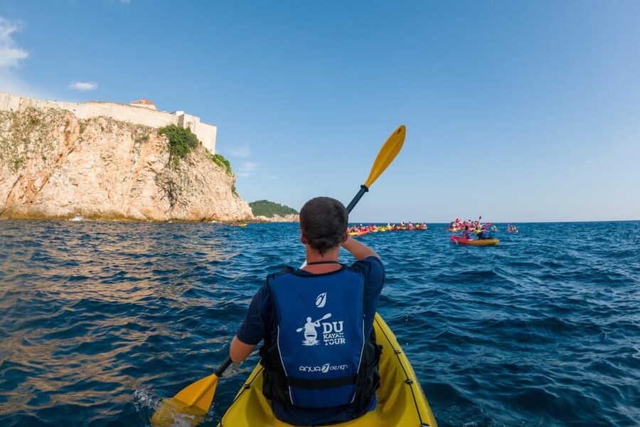 Dubrovnik: Afternoon Kayaking and Snorkeling Tour - Betina Cave is the reward at the halfway point