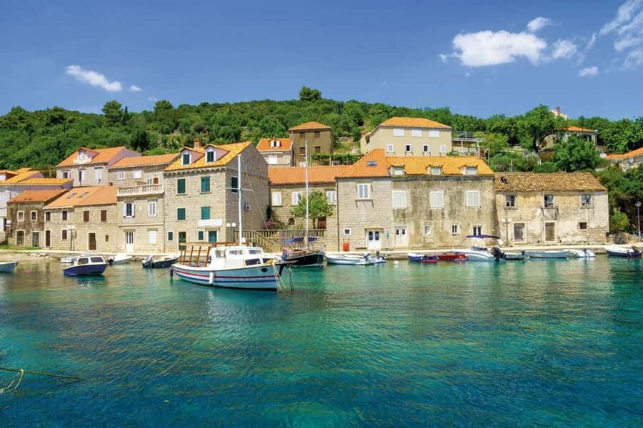 Dubrovnik: Best of the Elaphites by Catamaran - Šipan at 10:45, churches and old villas