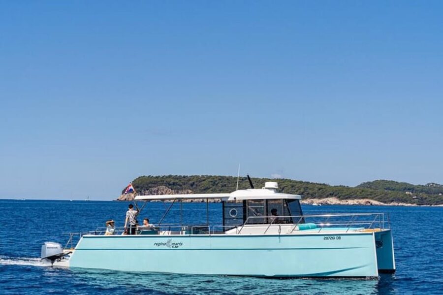 Dubrovnik: Blue Cave Catamaran Tour with Drinks and Snorkel - The third swimming stop and Koločep’s coves