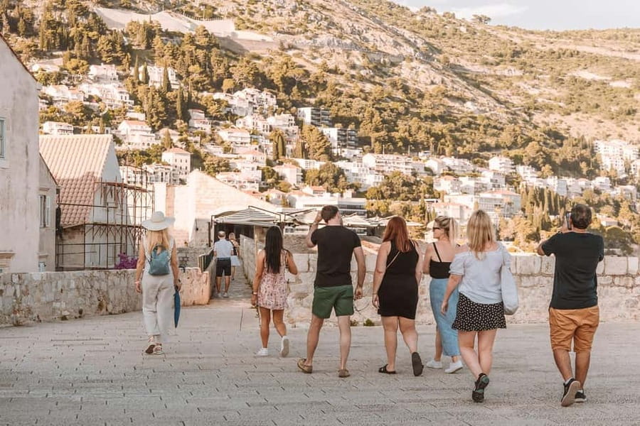Dubrovnik: City Walls Early Morning or Sunset Walking Tour - Stradun and the quick transition into the walls