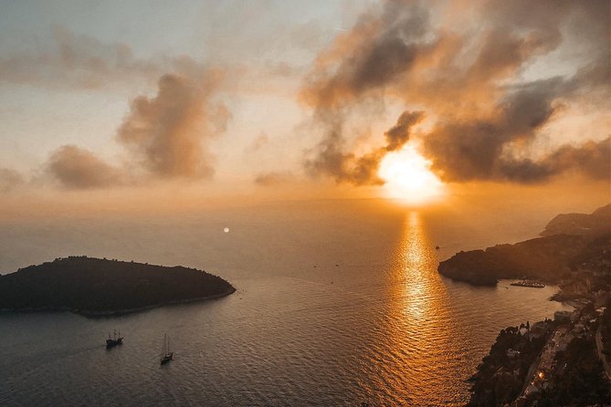 Dubrovnik E-Tuk Tuk Sunset Tour to Mount Srd - First Mount Srd viewpoint: Old Town from above