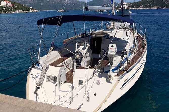 Dubrovnik: Full Day Private Sail Boat tour to Elaphiti&Blue Cave - Sunj Beach brings sand, swimming, and a beach club