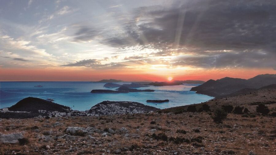 Dubrovnik: Group Sightseeing Tour with Stunning Views - The postcard view above Dubrovnik
