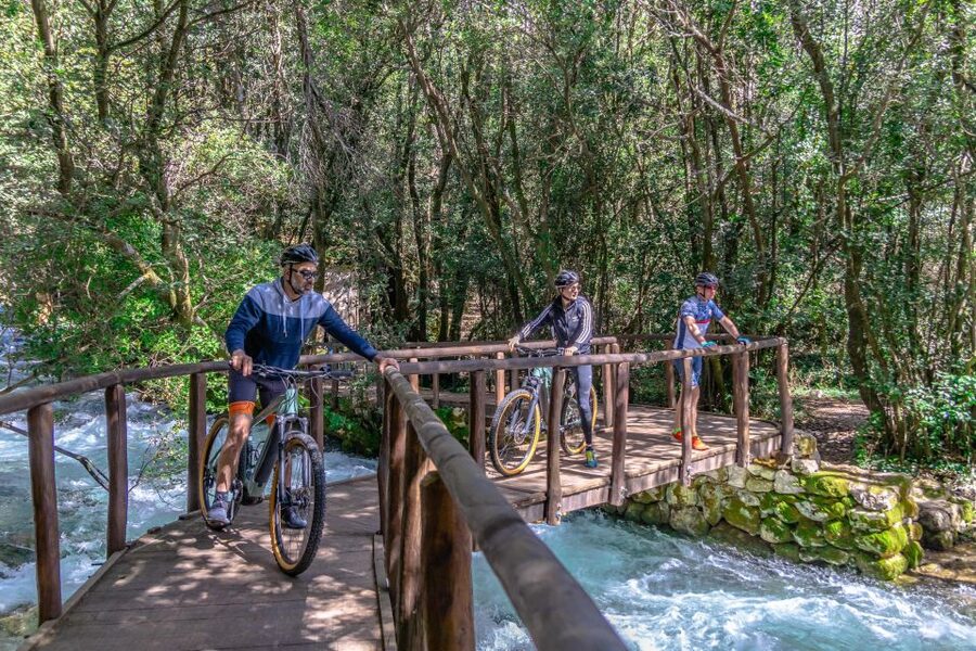 Dubrovnik Guided Private E-bike Tour - Riding toward Srđ Hill and Fort Imperial