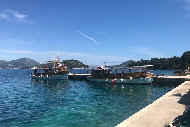 Dubrovnik Islands Private Rented Boat Cruise - Lopud, Šunj Beach, and time on shore