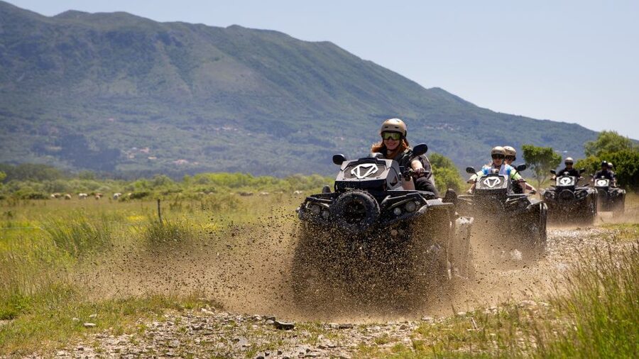 Dubrovnik: Kojan Koral ATV Quad Safari with transport - The final 45 minutes: rocks, reserve land, and big views