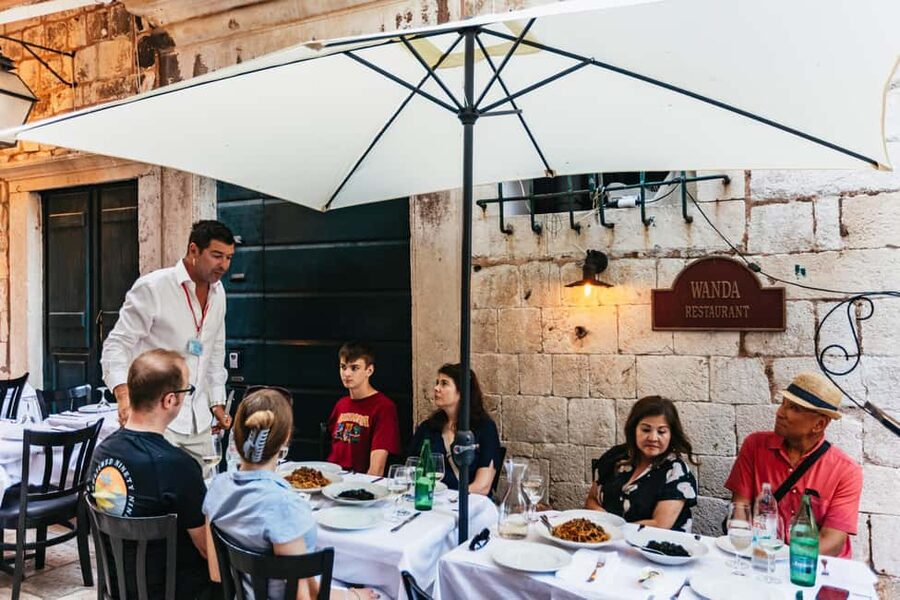 Dubrovnik: Old Town Food Tour - Croatian wine takes center stage