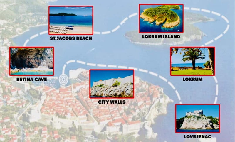 Dubrovnik or Cavtat: Lokrum Island and Betina Cave Boat Tour - Two hours to explore Lokrum Island
