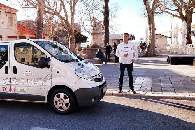 Dubrovnik Panorama Sightseeing with Tour Guide in Minivan - Bosanka viewpoint on the lower slopes of Mount Srđ