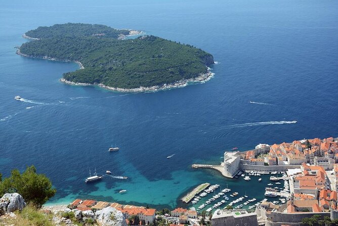 Dubrovnik Panoramic Sightseeing Tour with Guide (minivan) - Bosanka: the postcard angle on the Old Town