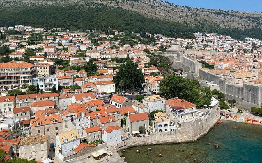 Dubrovnik: Pile Gate & Old Town with Spices and Hidden Gems - Jesuit Stairs and views across the Old Town
